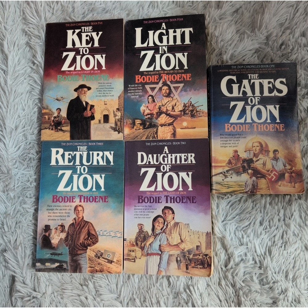 The Zion Chronicles Books 1-5 by Bodie Thoene The Gates of Zion Softcover